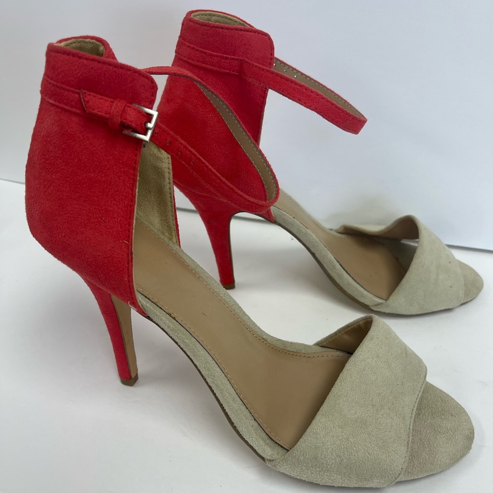 Beautiful dress sandal orange Tan size 11 by Cato